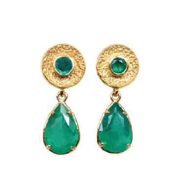 Heritage Drop Earrings by INONGE ZITA